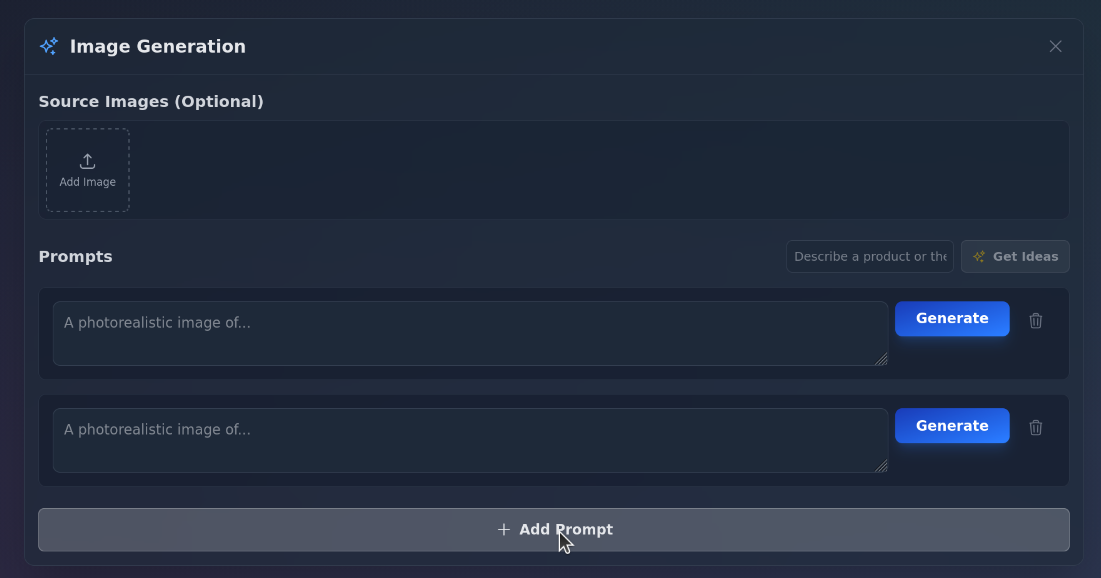 Step 3 — (Optional) Add More Prompts for Different Creations